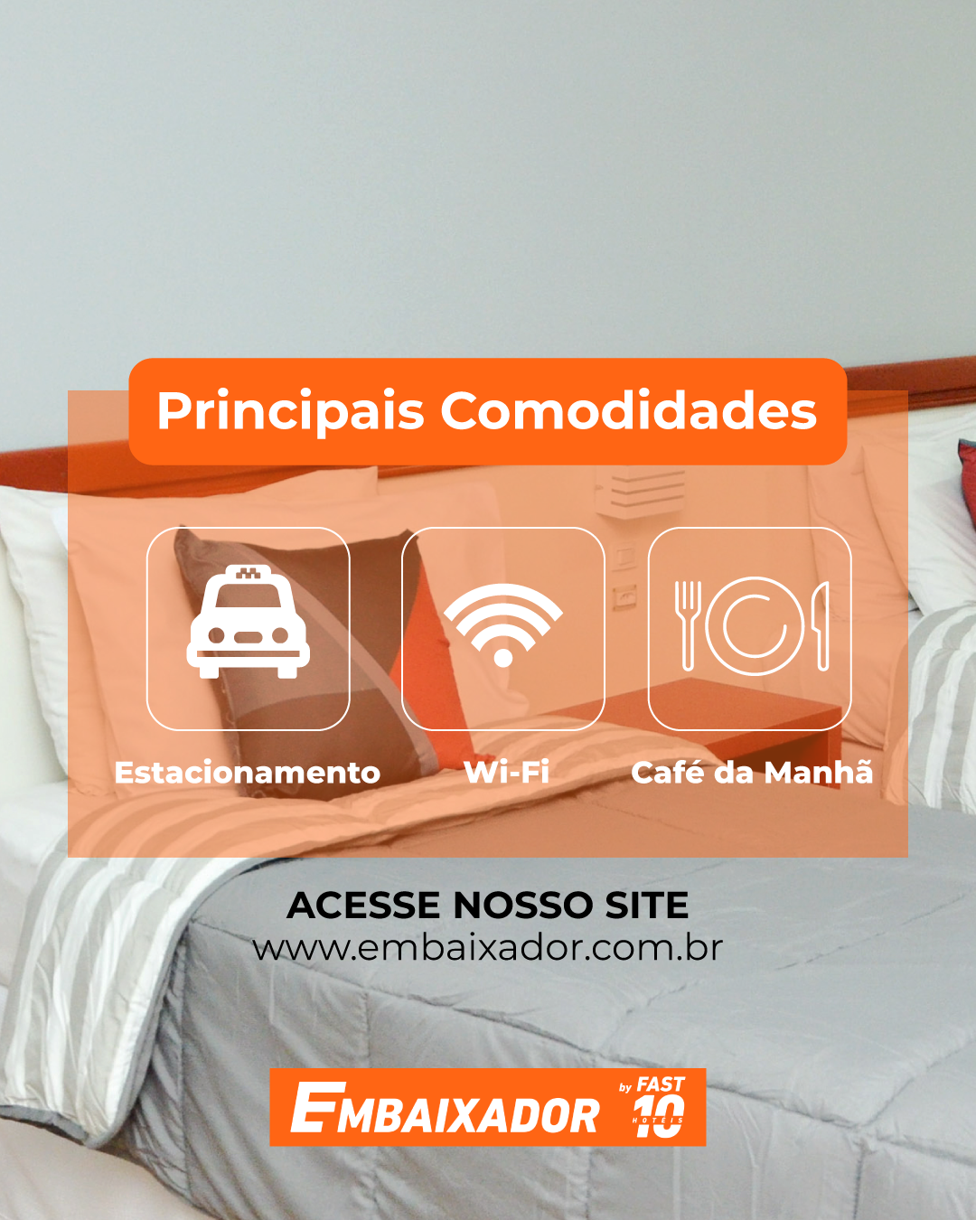 Principais comodidades