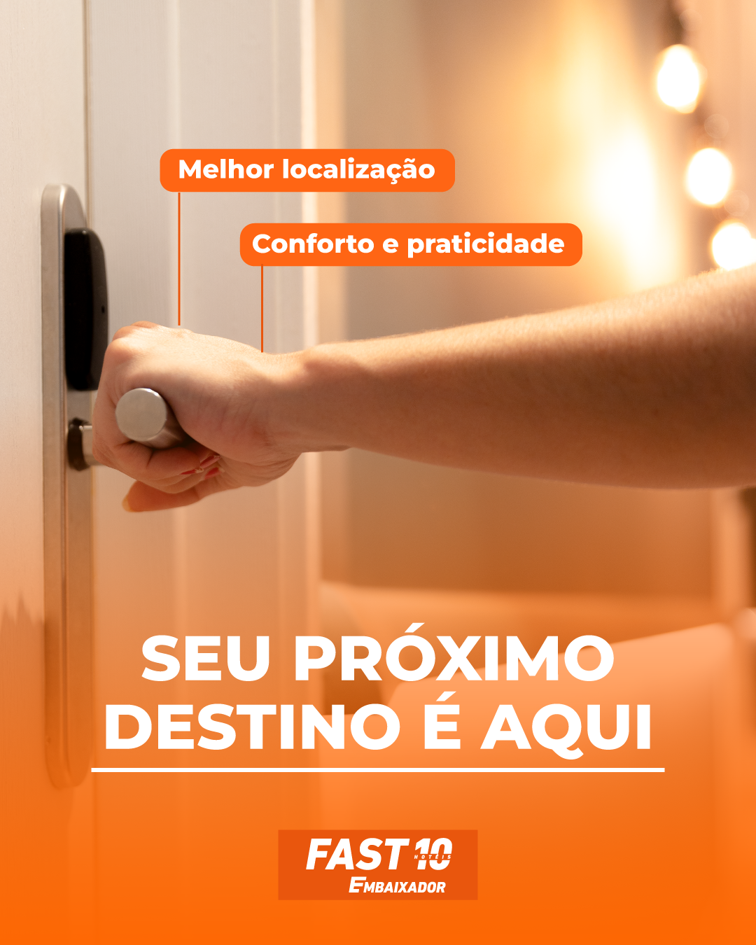 Fast10 Embaixador: conforto, localização e praticidade em Porto Alegre