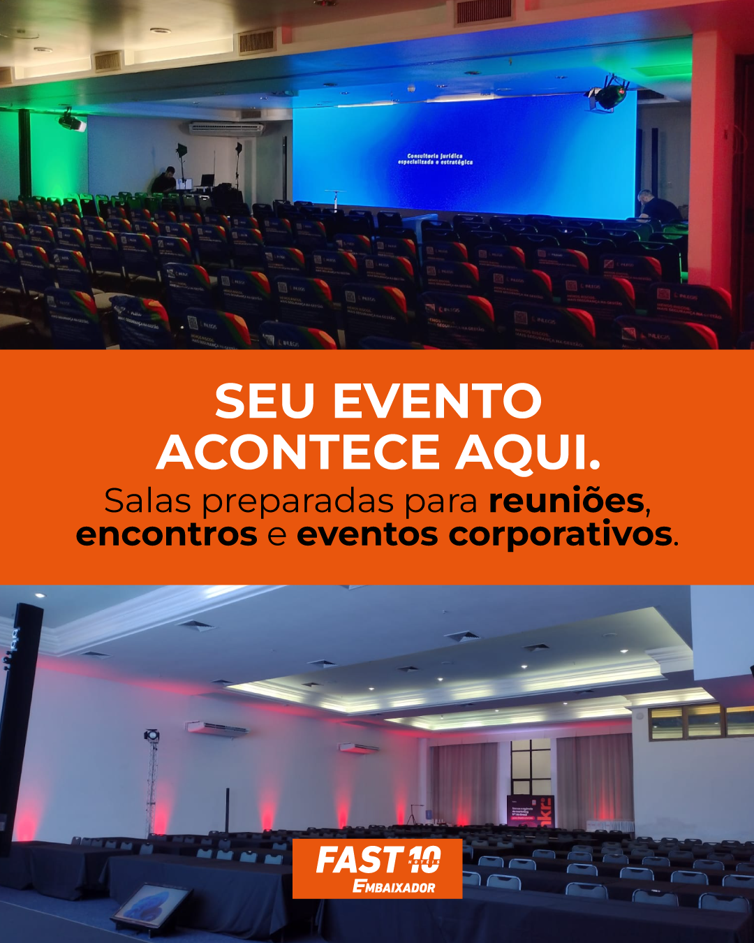Seu evento acontece aqui